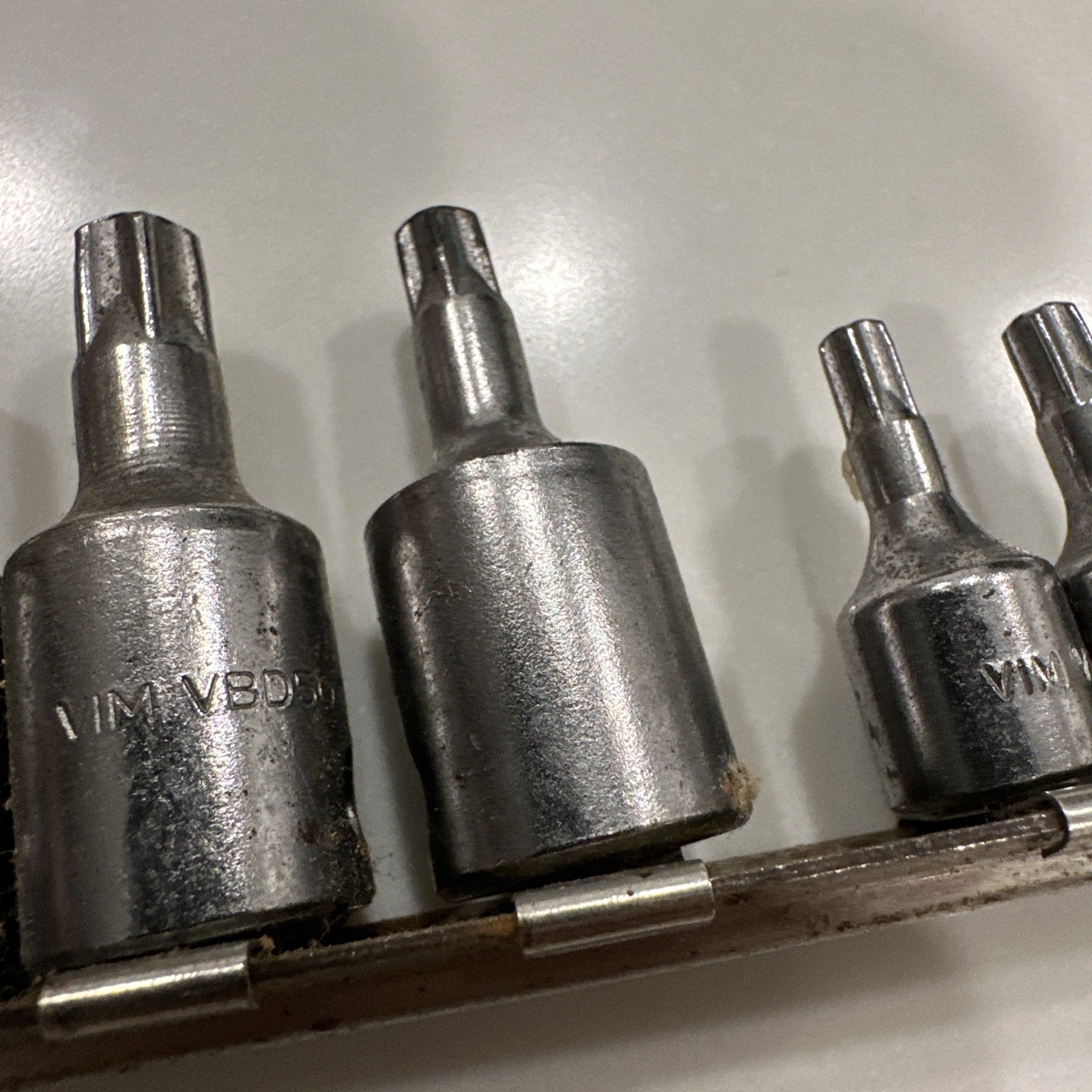 VIM tools 8pc. torx bit set – replaceable bits- 1/4 in. and 3/8 in. drivers. USA