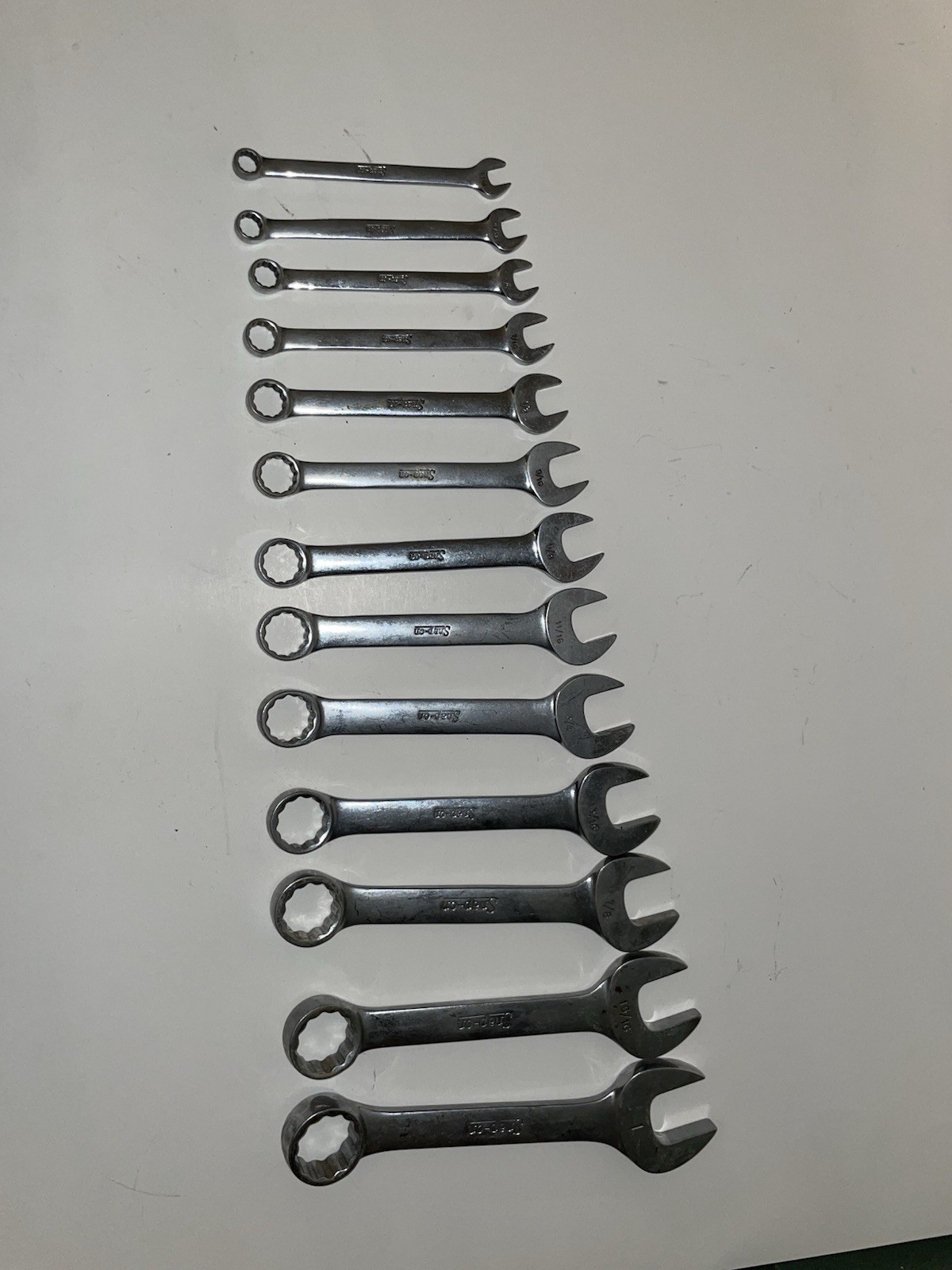 Snap On Wrench Set 12 Pt Flank Drive Combo Short OEX 100 – 320 SAE 5/16 to 1