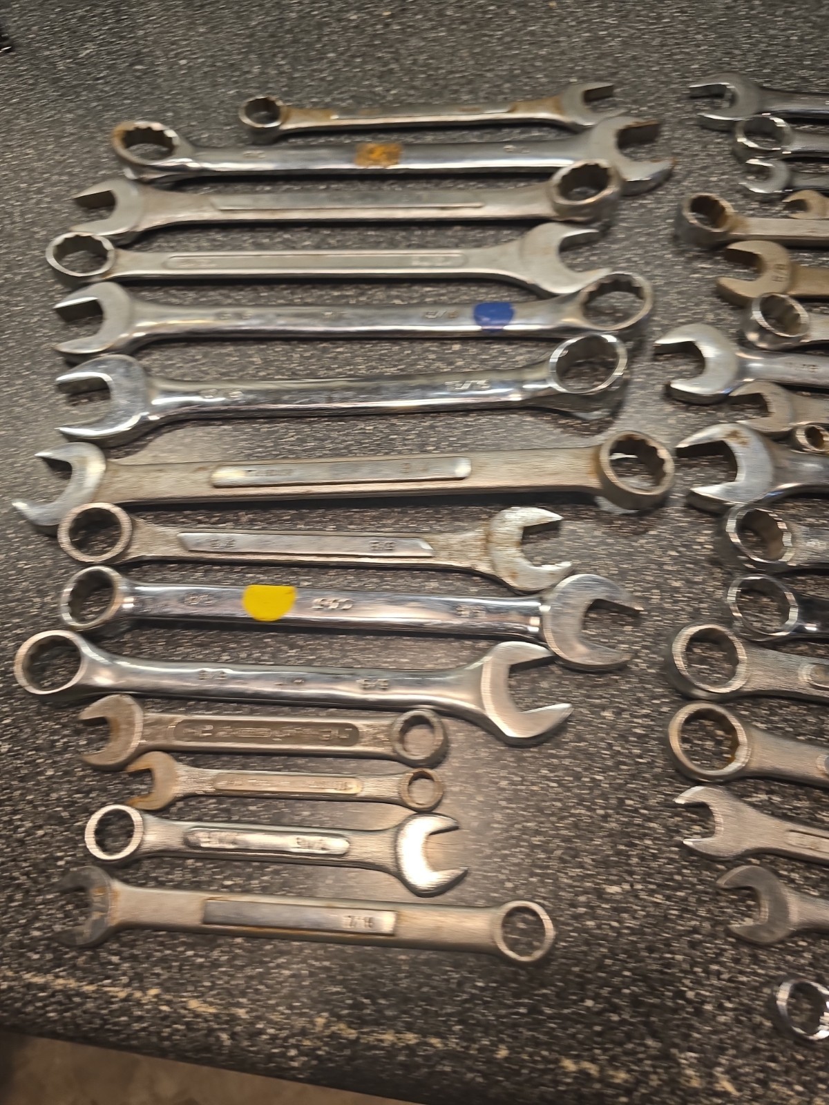 Lot 32 Piece 12 Point Combination Wrenches SAE!!