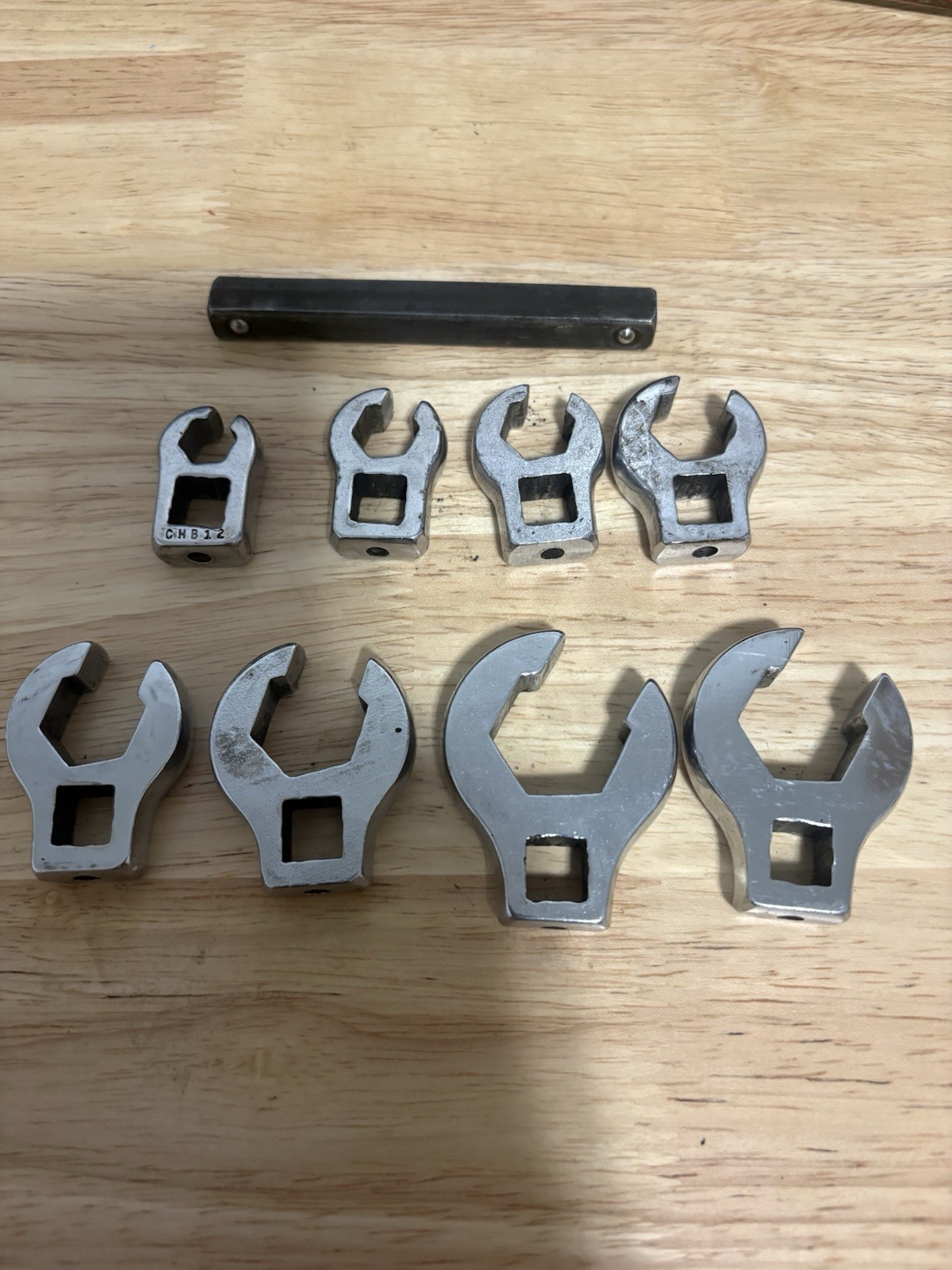 Mac 3/8 Drive SAE Flare Nut Crows Foot Wrench Set 3/8-13/16