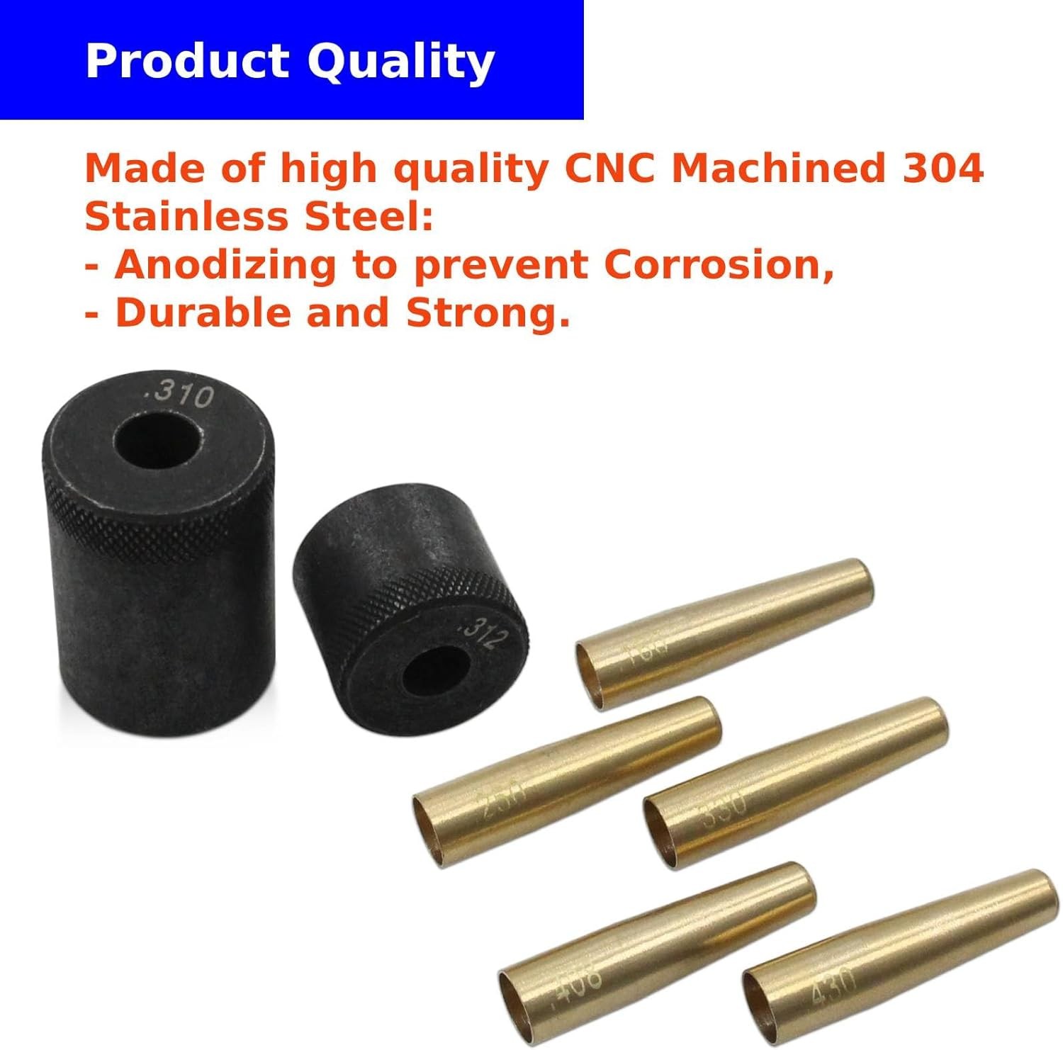 34720 Injector Seal Installer Kit 8Pcs For Many Ford, GM and Subaru Engines