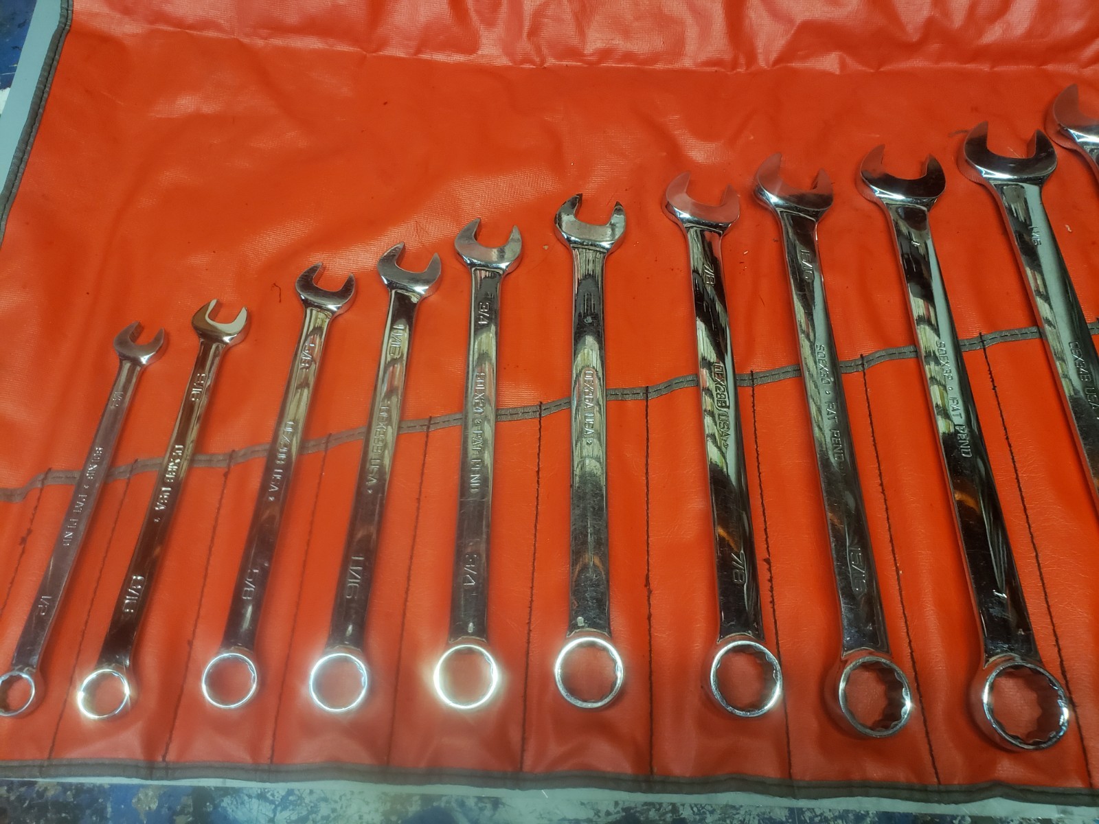 Snap On SAE Wrench Set 14 Pieces Oex Soex