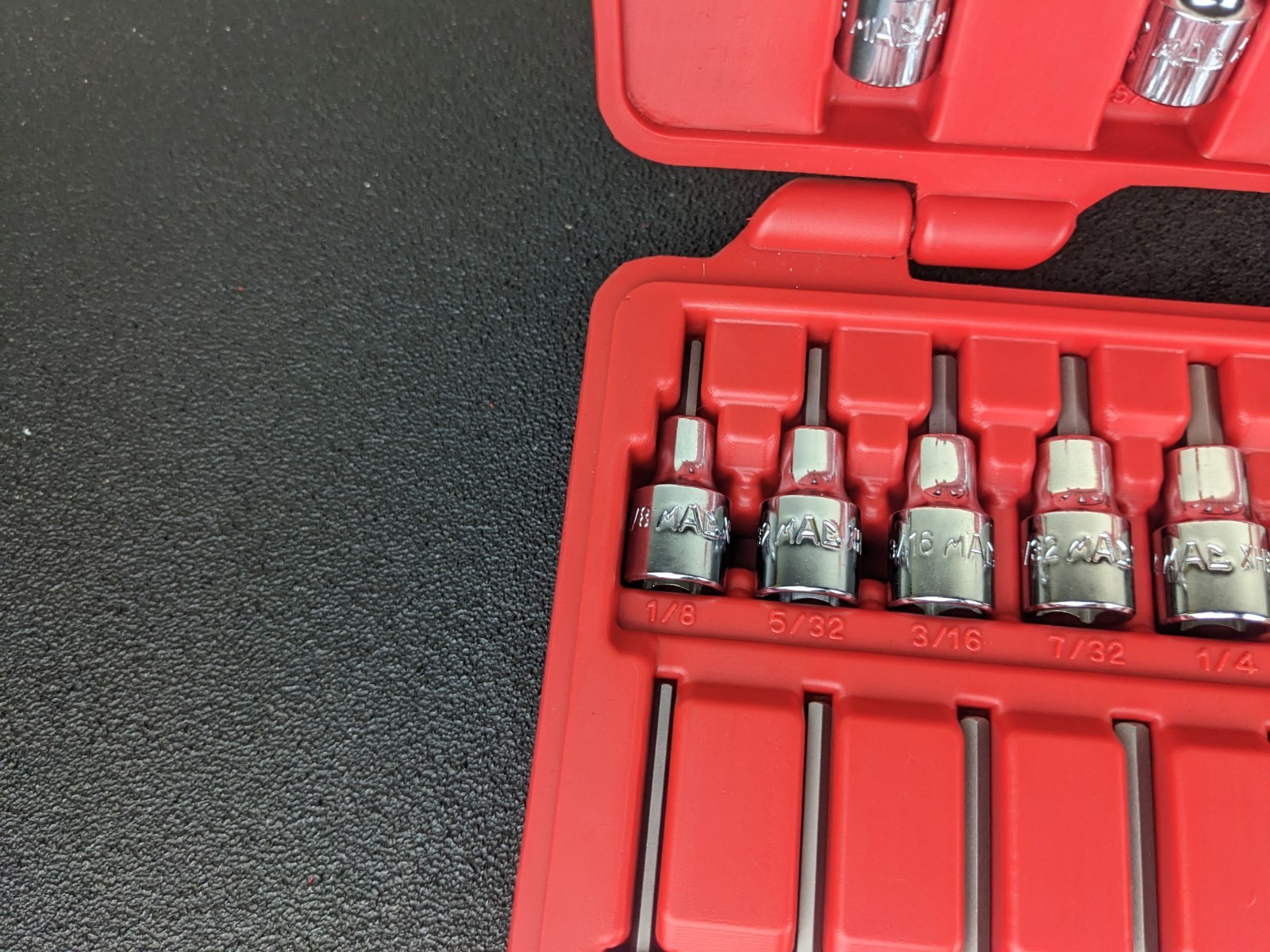 #bo766 Mac Tools SXH60B 60 PC. 3/8″ Master Hex Driver Socket Set EXCELLENT