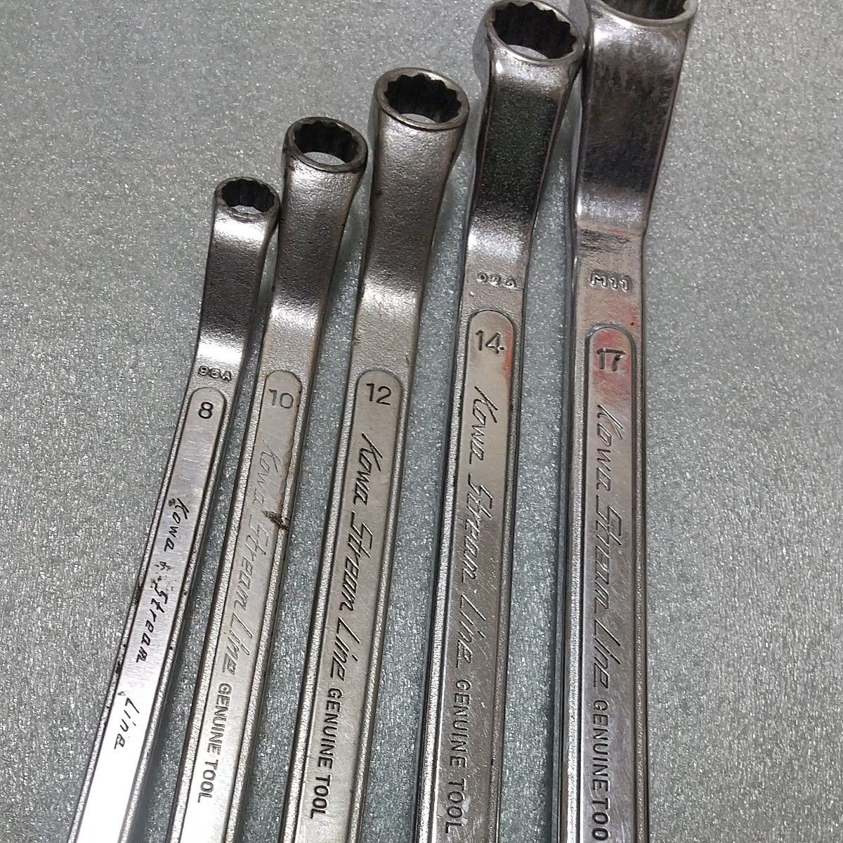 HONDA KOWA Offset Box End Wrench Set 5pcs Japan Tool