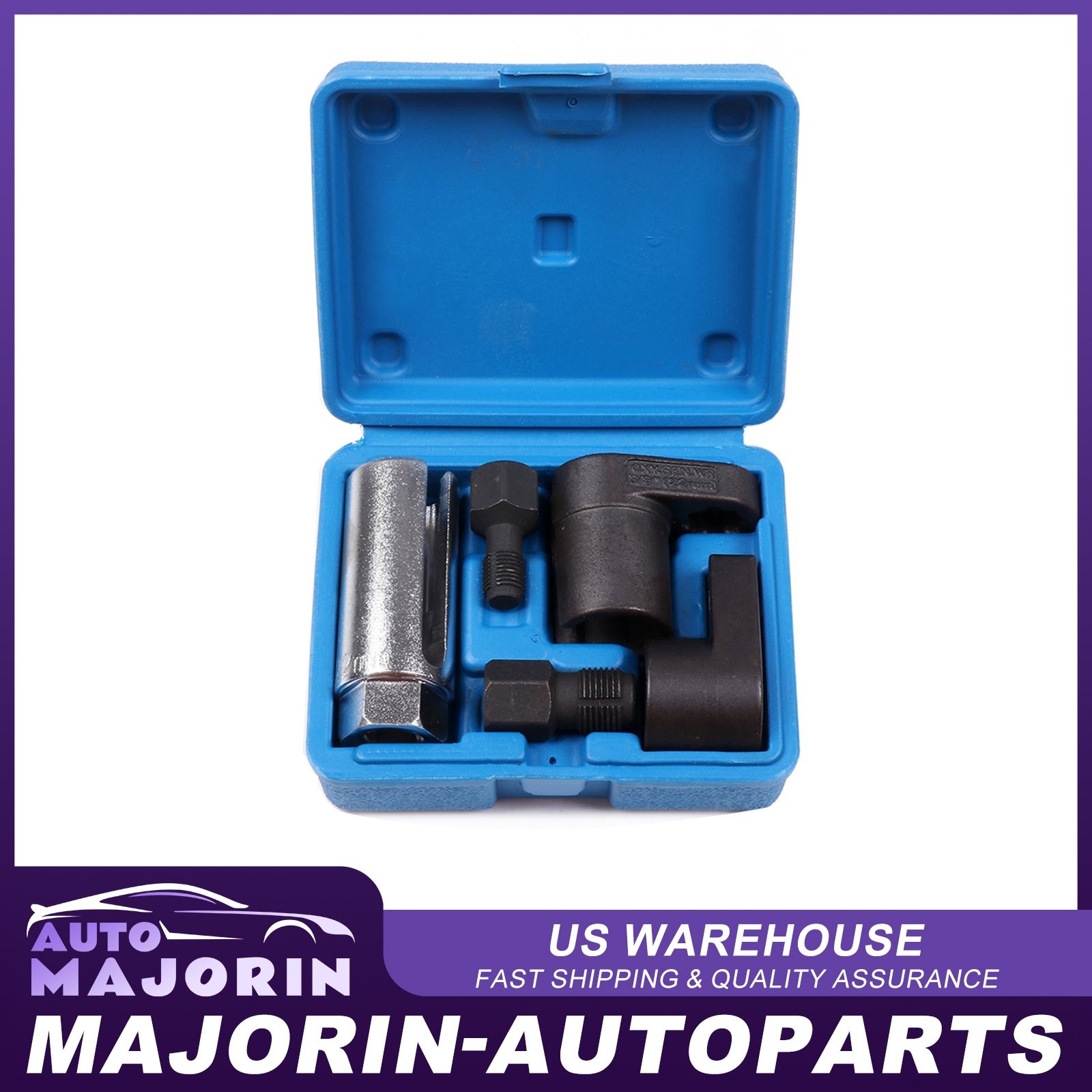 Oxygen Sensor Socket Vacuum Wrench O2 M12 M18 Tool Renew Thread Chaser 5 pc set