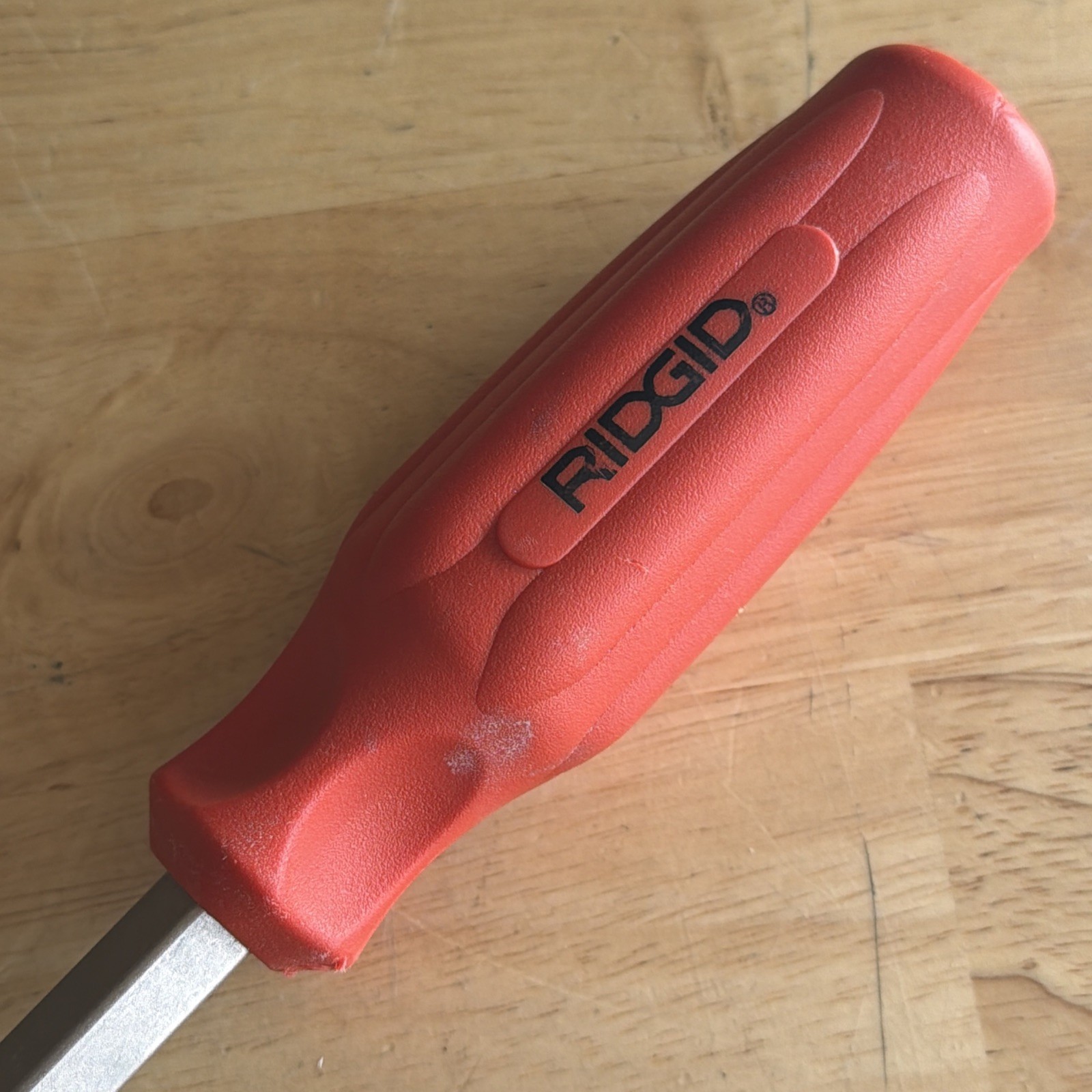 Ridgid 3/8″ Cabinet Flat Slotted Screwdriver Orange 16″ Long Shank 507-631 USA