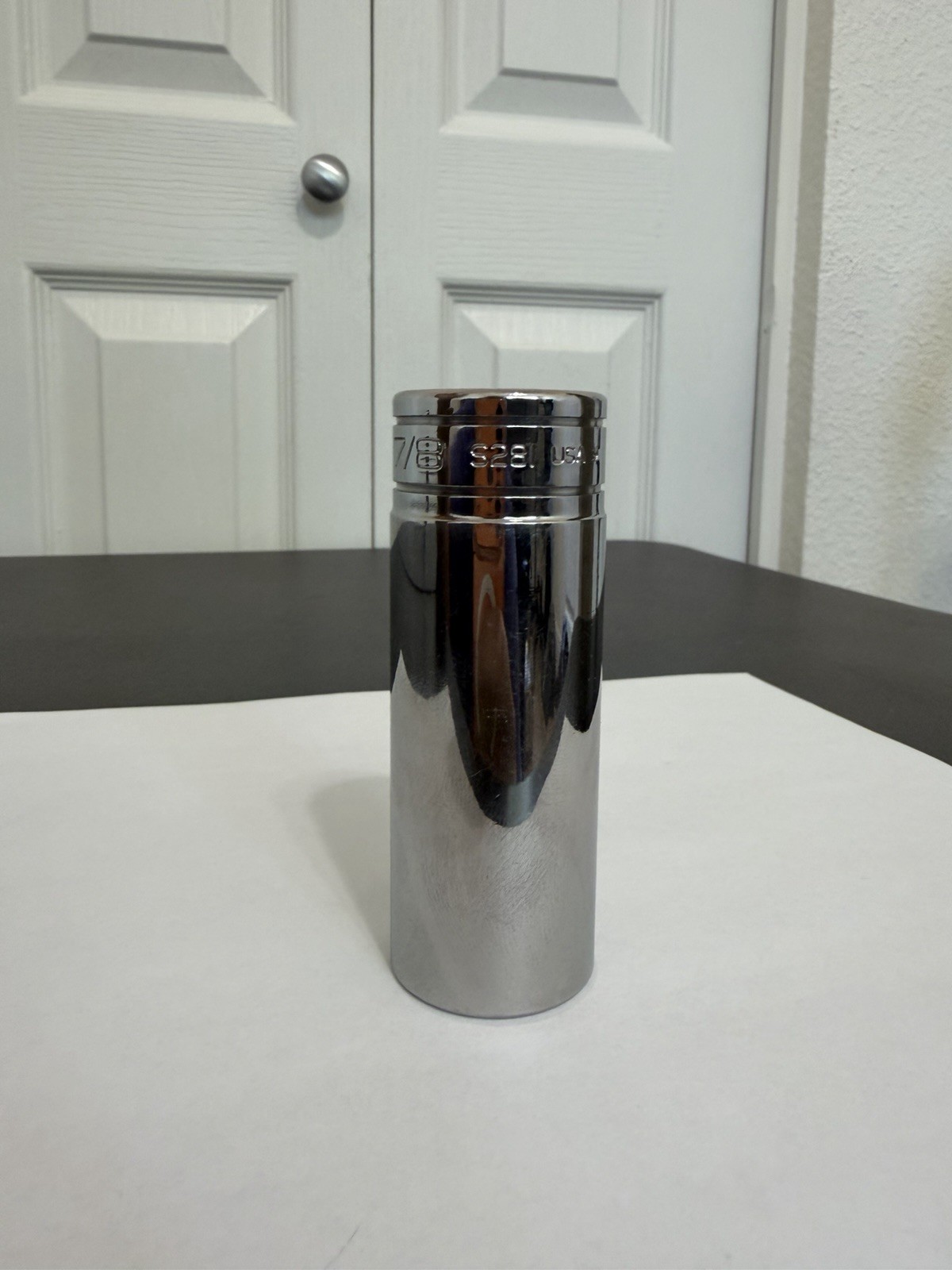 Snap-on Tools USA S281 1/2″ Drive 7/8″ SAE Deep 12 Point Chrome Socket FREE SHIP