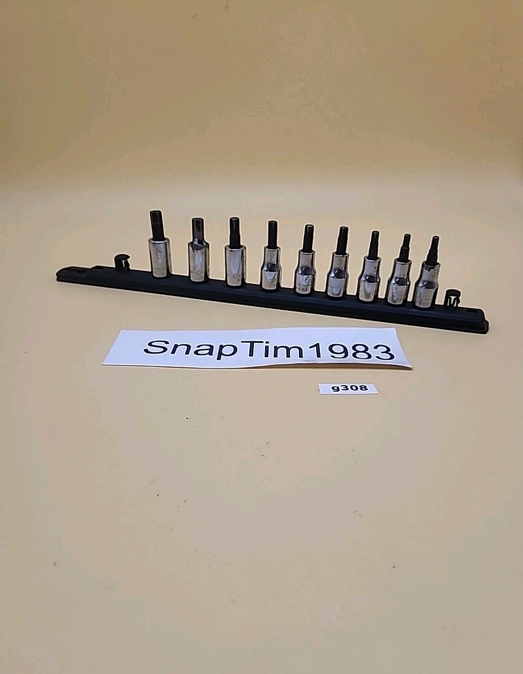 CRAFTSMAN Tools Hex Bit Socket Set, 3/8″ Drive SAE 9pc USA