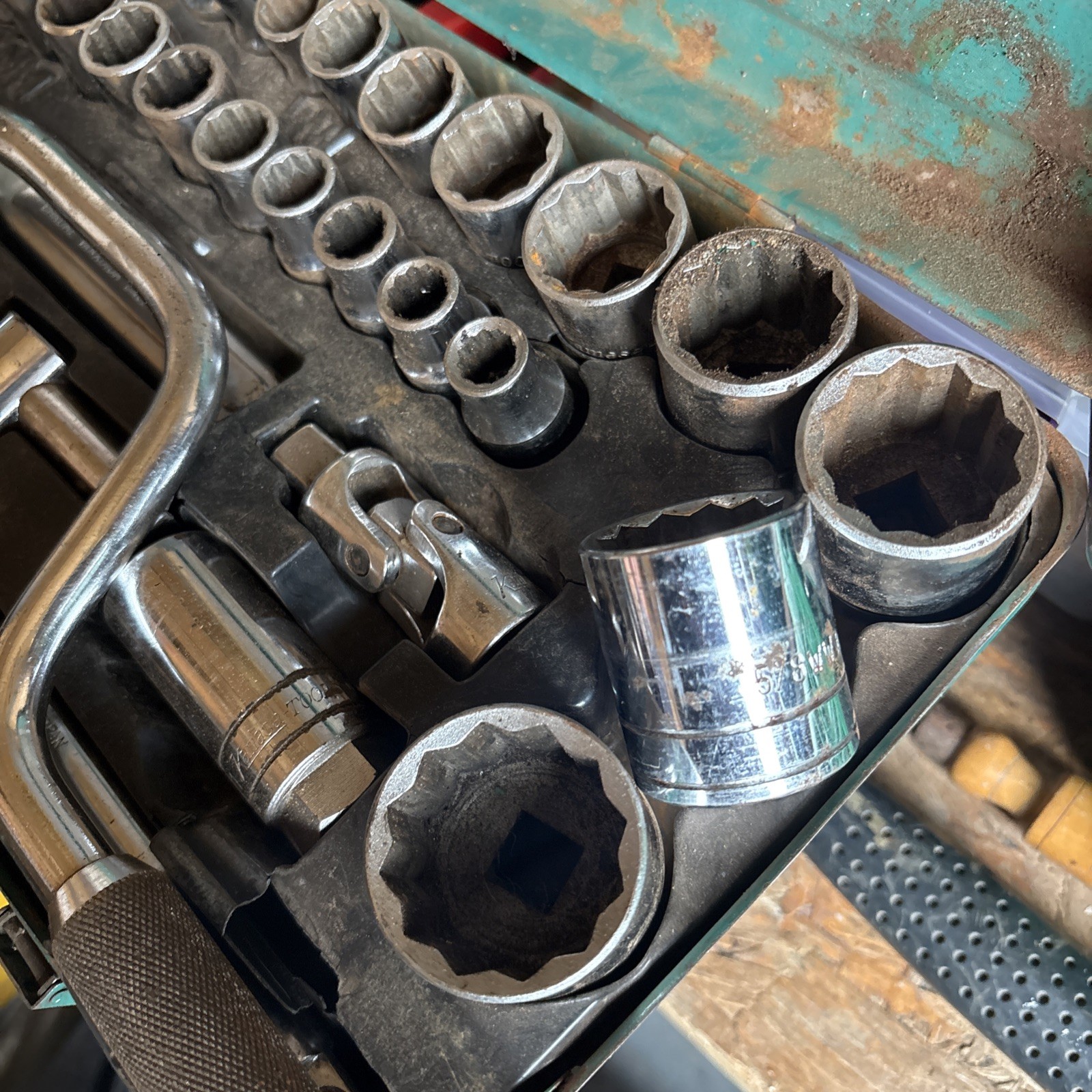 Kamasa Socket Set KT4849 1/2″ Drive 42 Piece Vintage Tools