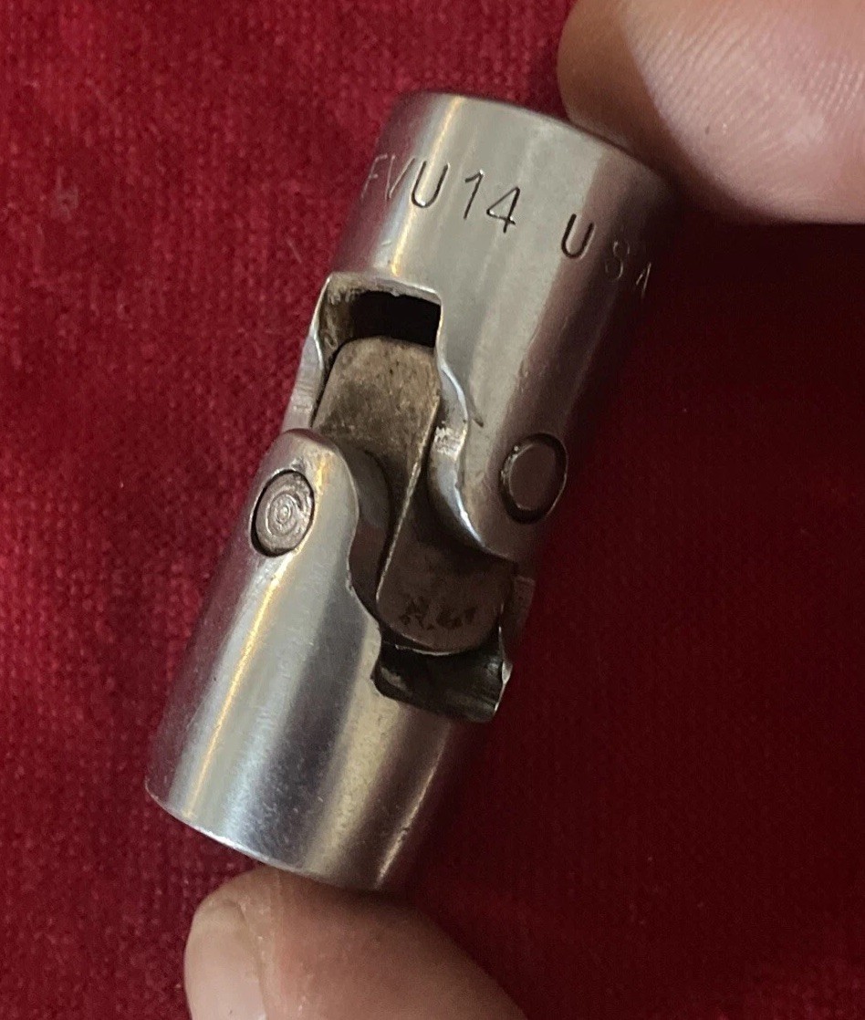 SNAP ON 3/8″ DRIVE 7/16 Swivel Socket Universal USA FVU14 🇺🇸