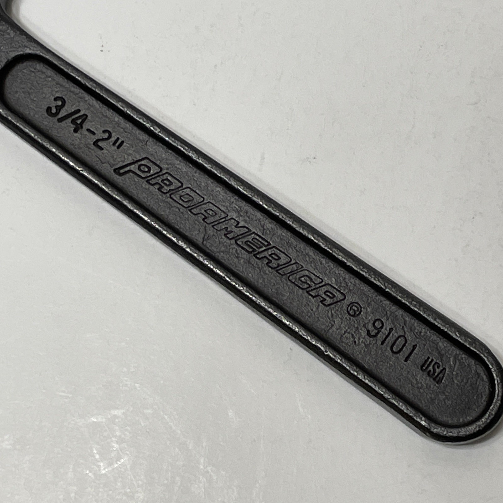ProAmerica Adjustable Hook Spanner 9101 3/4″ – 2″ USA Wrench Black Oxide VTG