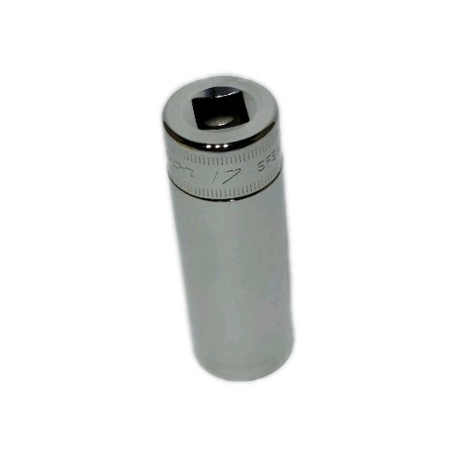 Snap-on Tools NEW USA 3/8″ Drive Deep Chrome 6 Point 17mm Socket SFSM17