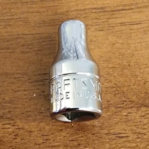 Craftsman USA 5/32″ Socket 6 Point 1/4″ Drive -V- 43481 (Ringed)
