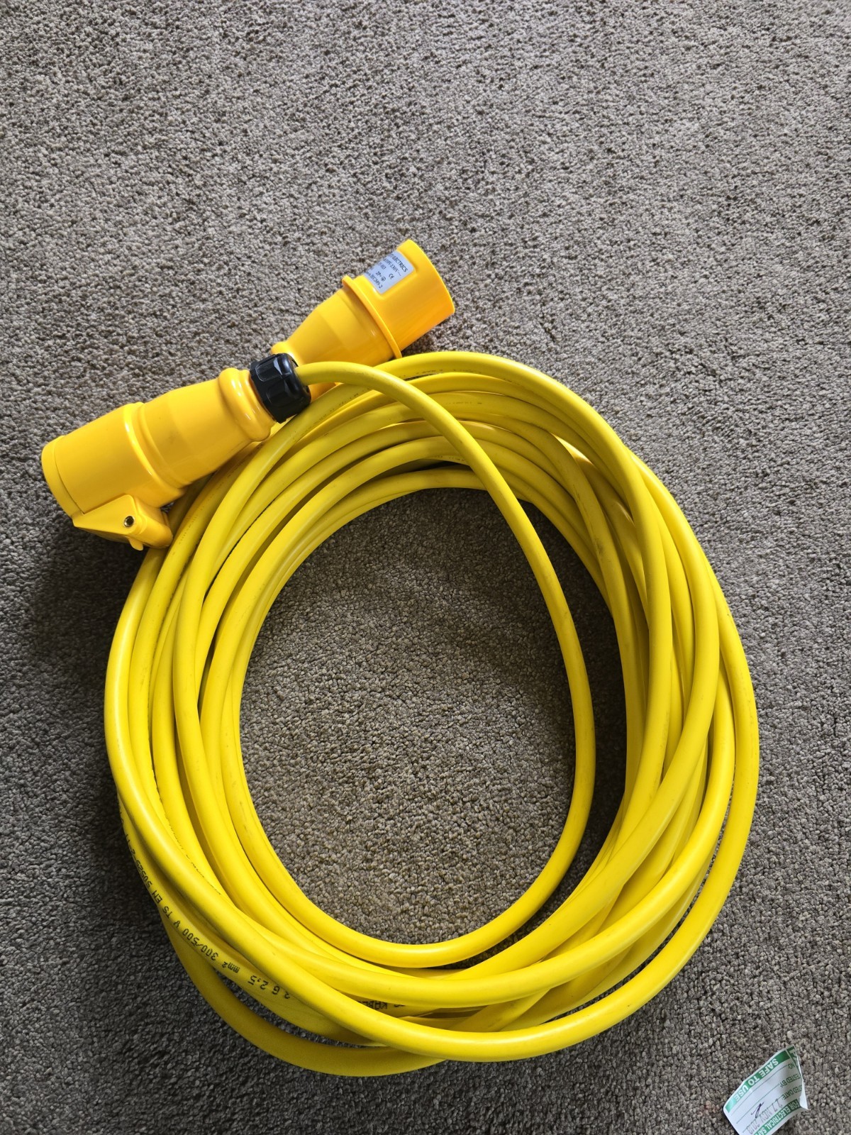 Extension Lead 15m 110V 16A 2.5mm TY-213 IP44 Made In Turkey