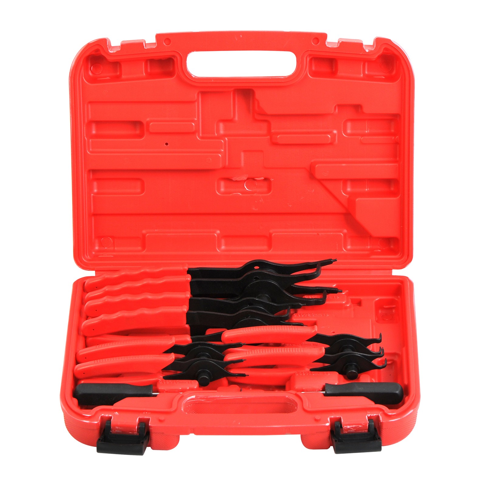 Snap Ring Pliers Set, .038″-.09in Straight & Bent Retaining Ring Pliers, 5″ Hook