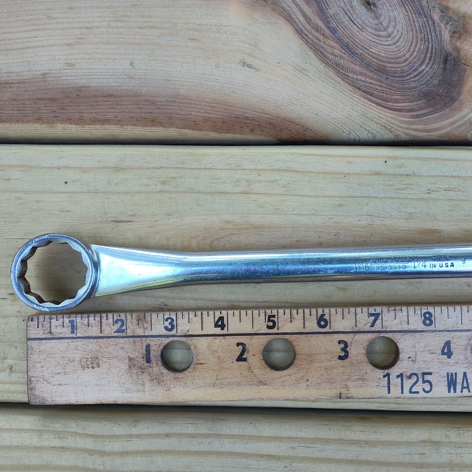 Blue Point XD-3440 12 Point Deep Box End Offset Wrench 1- 1/16 & 1- 1/4 USA