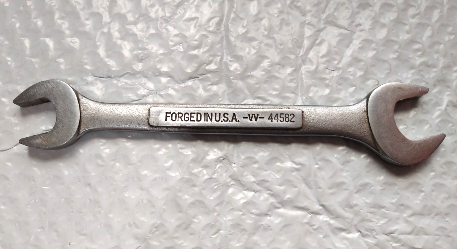 CRAFTSMAN TOOLS USA VV44582, 5/8 x 3/4 DBL. OPEN-END WRENCH, 7.75 LONG.