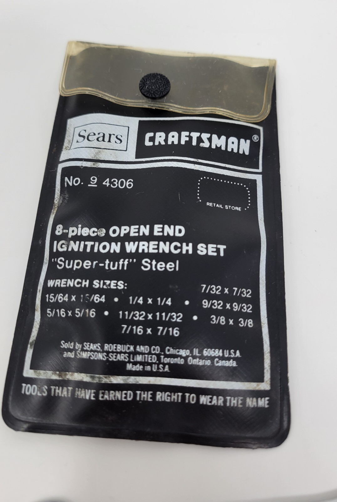 Vintage Craftsman Combination Ignition Wrenches Mixed Lot Of Set 4306 & V