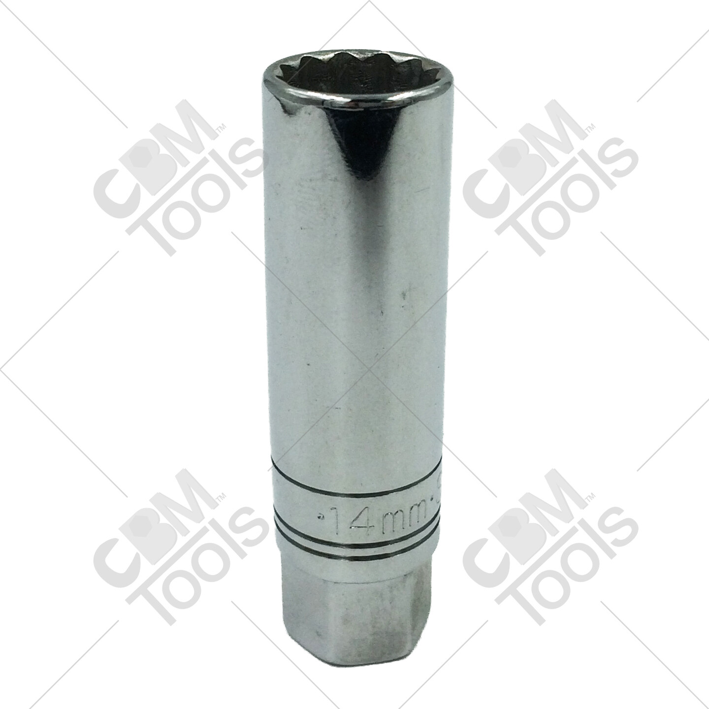 SK Hand Tools 4428 14mm 3/8″ Dr. 12pt Chrome Spark Plug Socket
