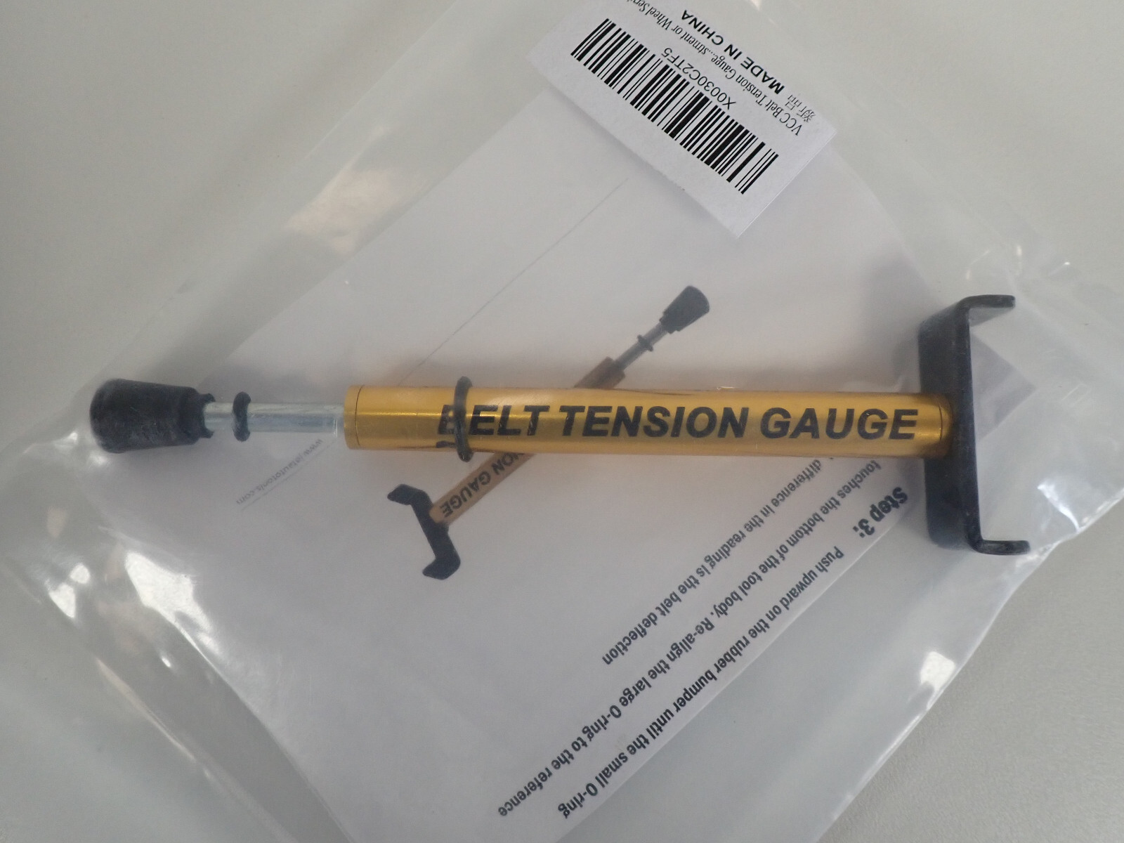 Lot of 2 Jet Auto Tool Belt Tension Gauge 10 Lbs Spec Belt Tensioner Tool