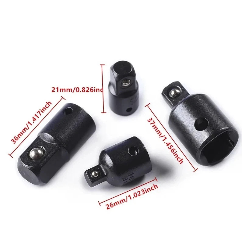 12pcs Impact Socket Adapter & Reducer Set Drill Extension Nut Driver Kit – NEW