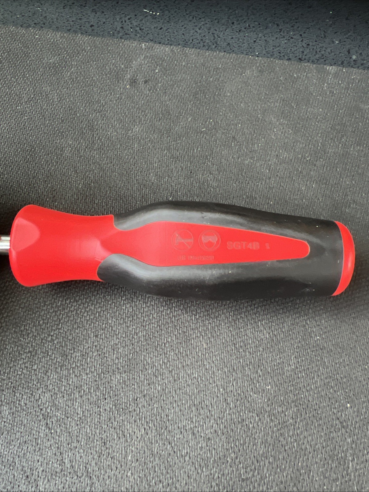 Snap On Tools NEW SGT4B 1/4″ Socket Driver with Red Soft Grip Handle ⭐️❤️