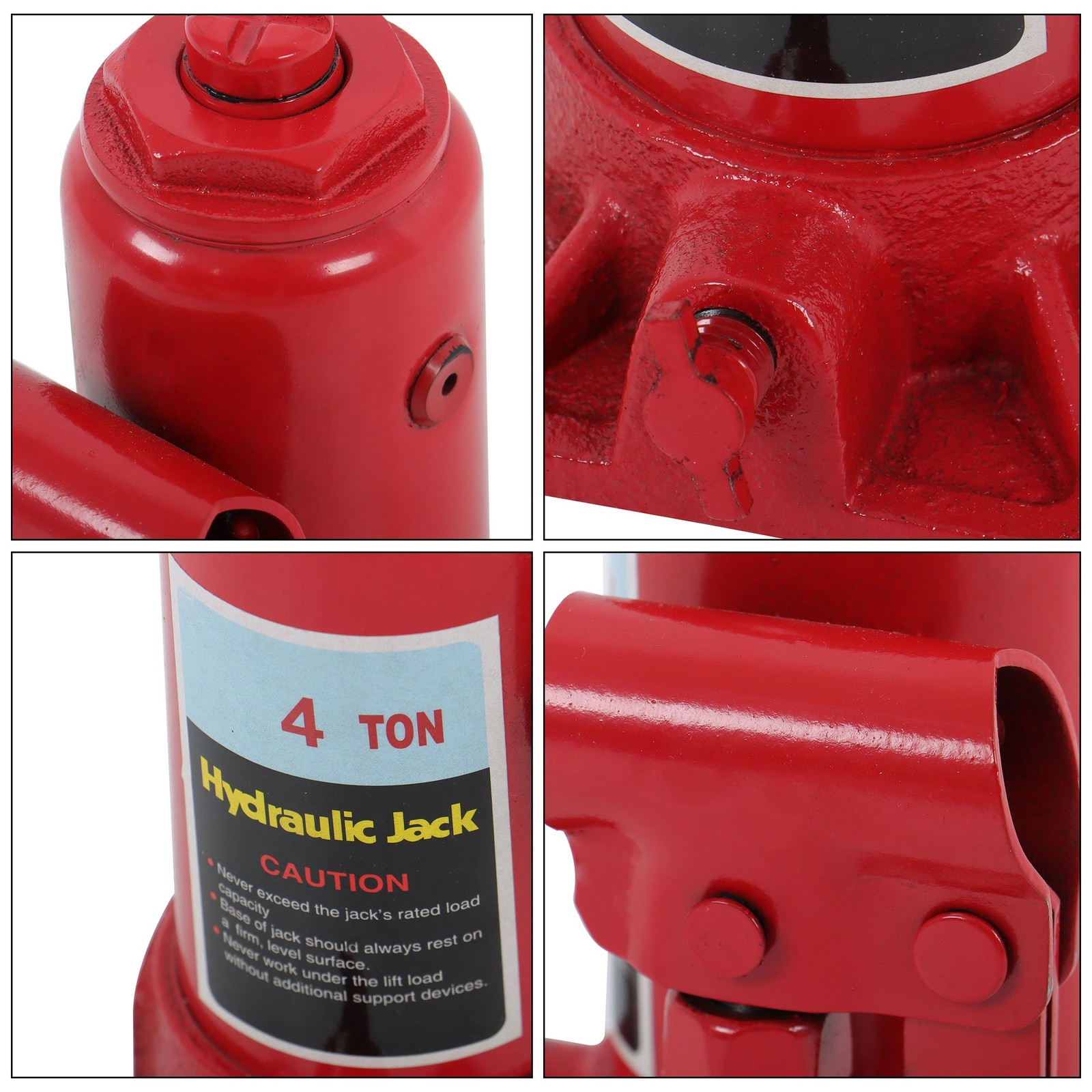 4 Ton(8000lb) Auto Car Repair Manual Handle Hydraulic Welded Bottle Jack
