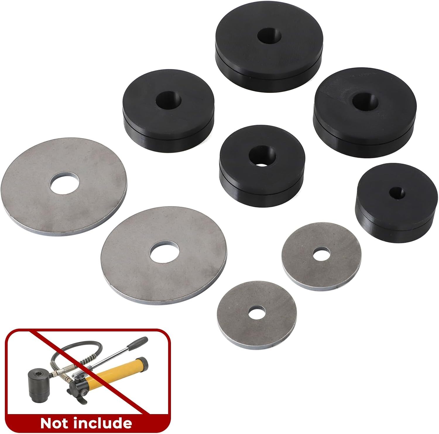 Sheet Metal Dimple Die Set for Harbor Freight Hydraulic Punch Driver Kit US