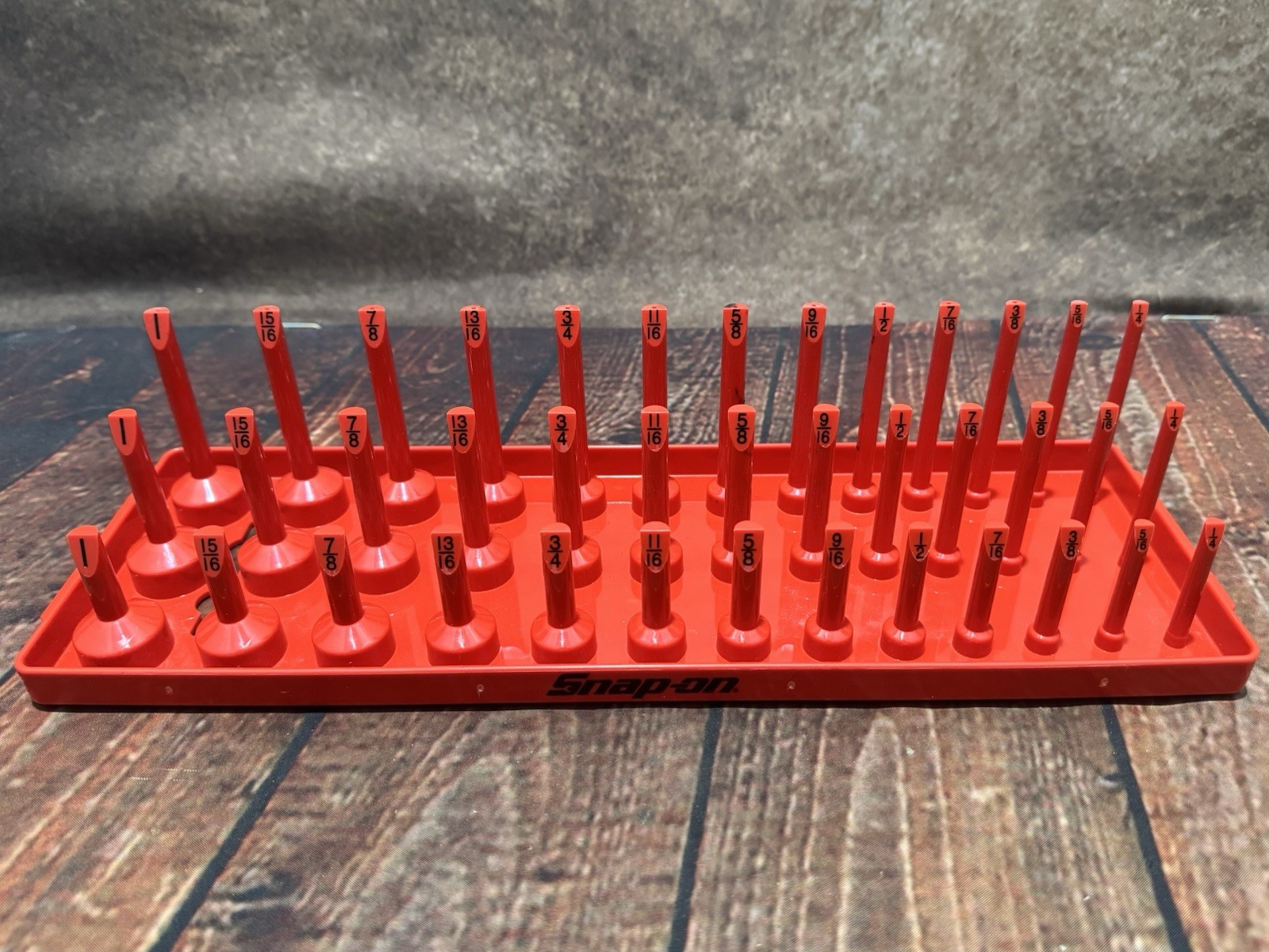 Snap On Socket Tray Set – Three Row Post – Metric & SAE – KA383METBK / KA383FRRD