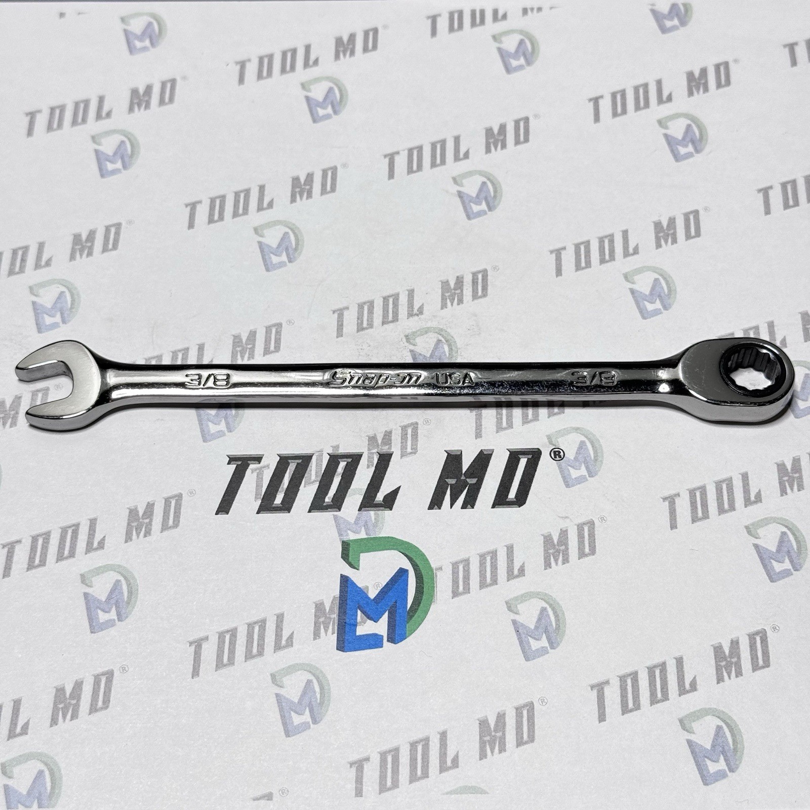 Snap-on Tools USA NOS 3/8″ SAE 0° Non-Reversing Ratcheting Combo Wrench OXR12A