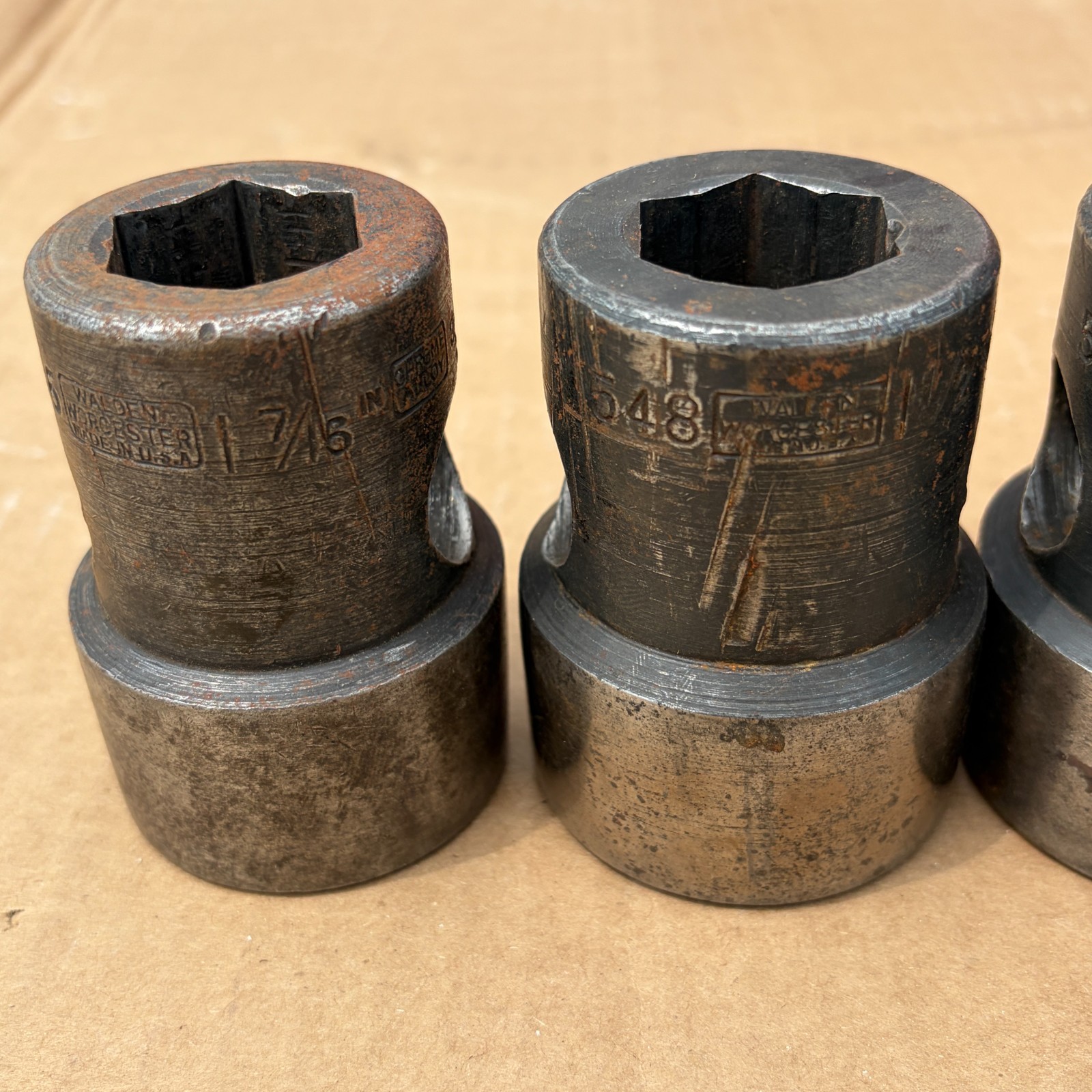 Walden-Worcester 546-570 1″ Hex Drive 1 7/16″-2″ Alloy Socket – 6 pc set