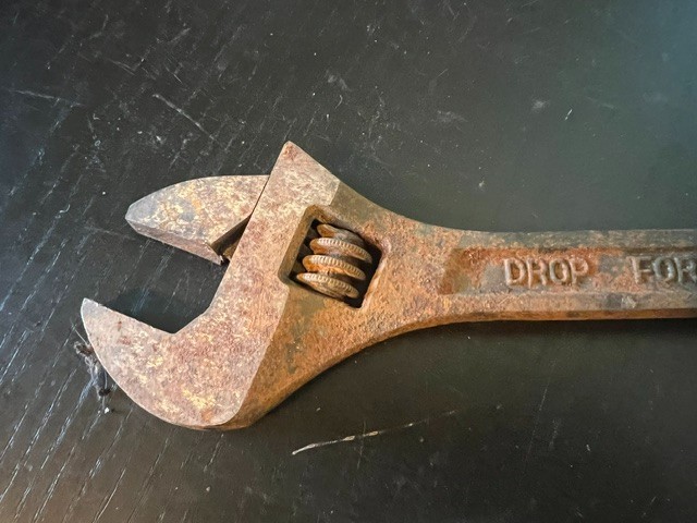 Drop Forge Steel Crescent Wrench/Ratchet Combo