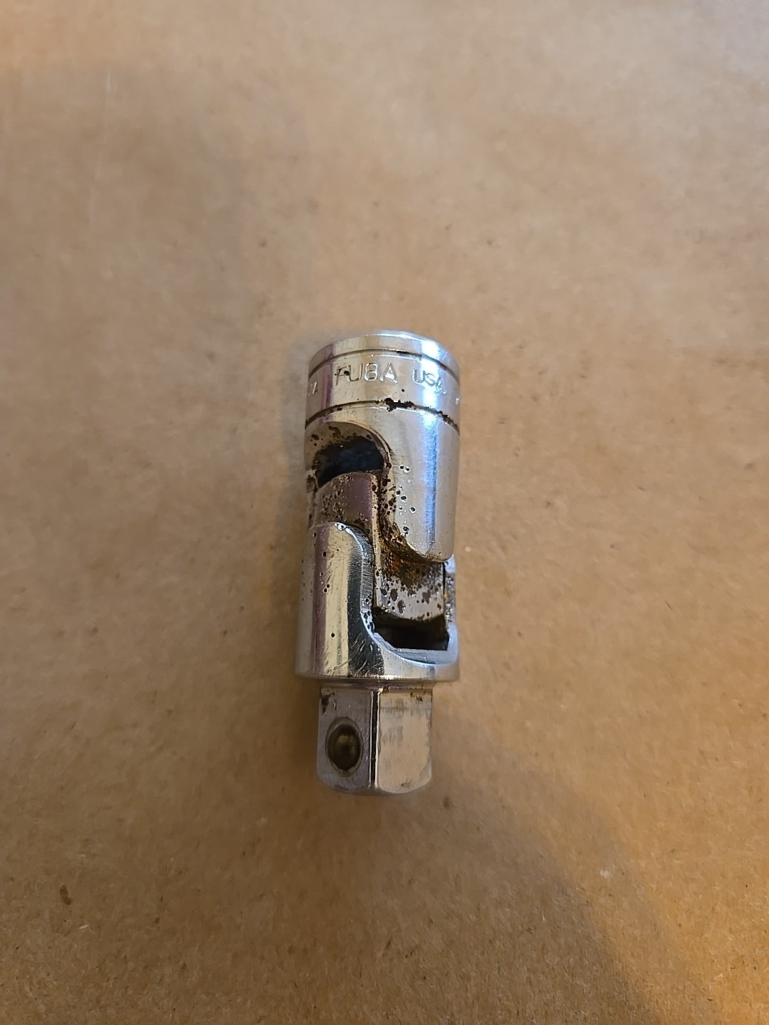 Snap On 3/8″ Drive Chrome Friction Ball Universal Swivel Socket For Parts FU8A