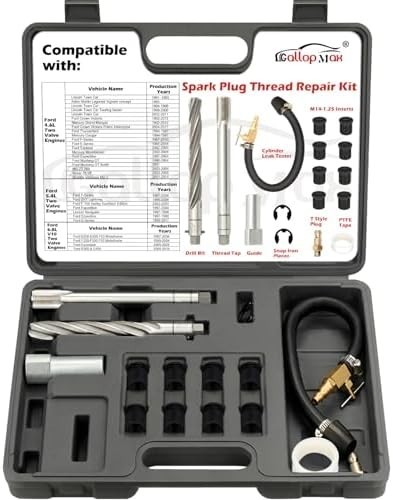 38900 Two Valve Triton Tool Kit Foolproof Repair System Spark Plug Thread Repair