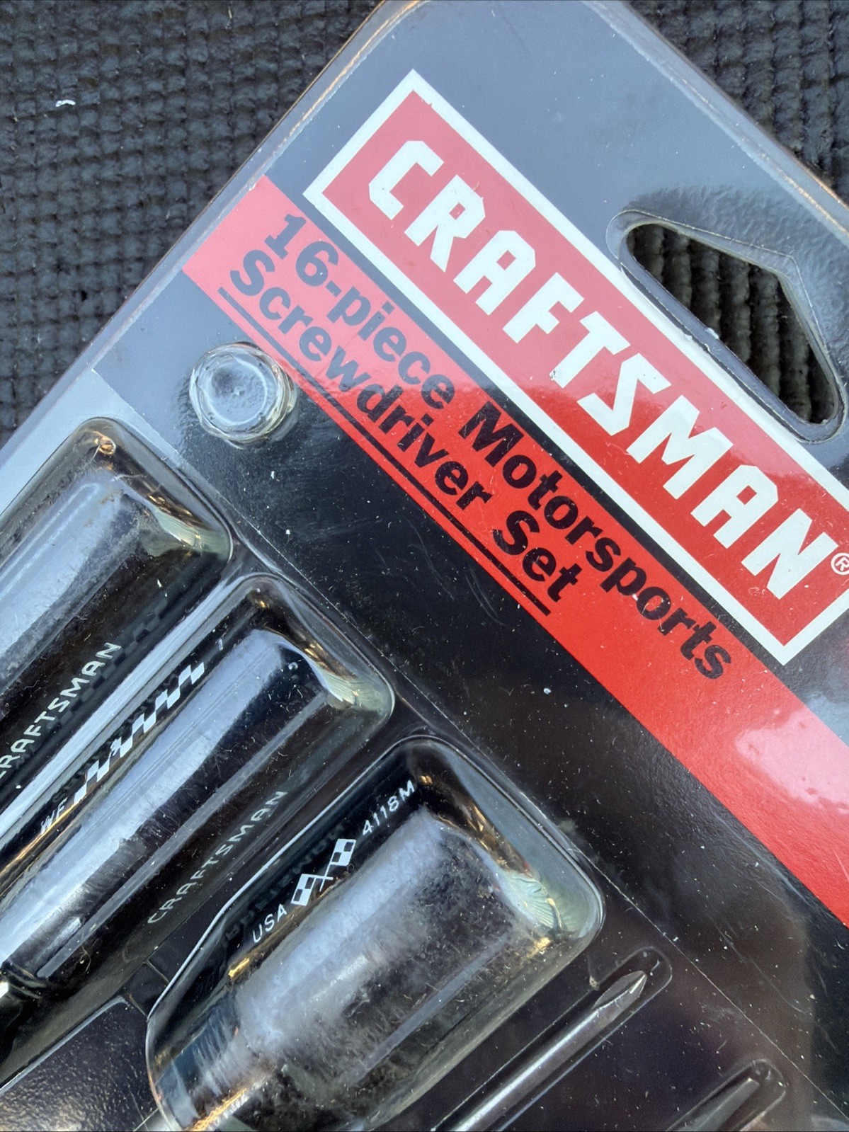**RARE** Sears Craftsman USA NOS 16pc Motorsports NASCAR Screwdriver Set 41412 5