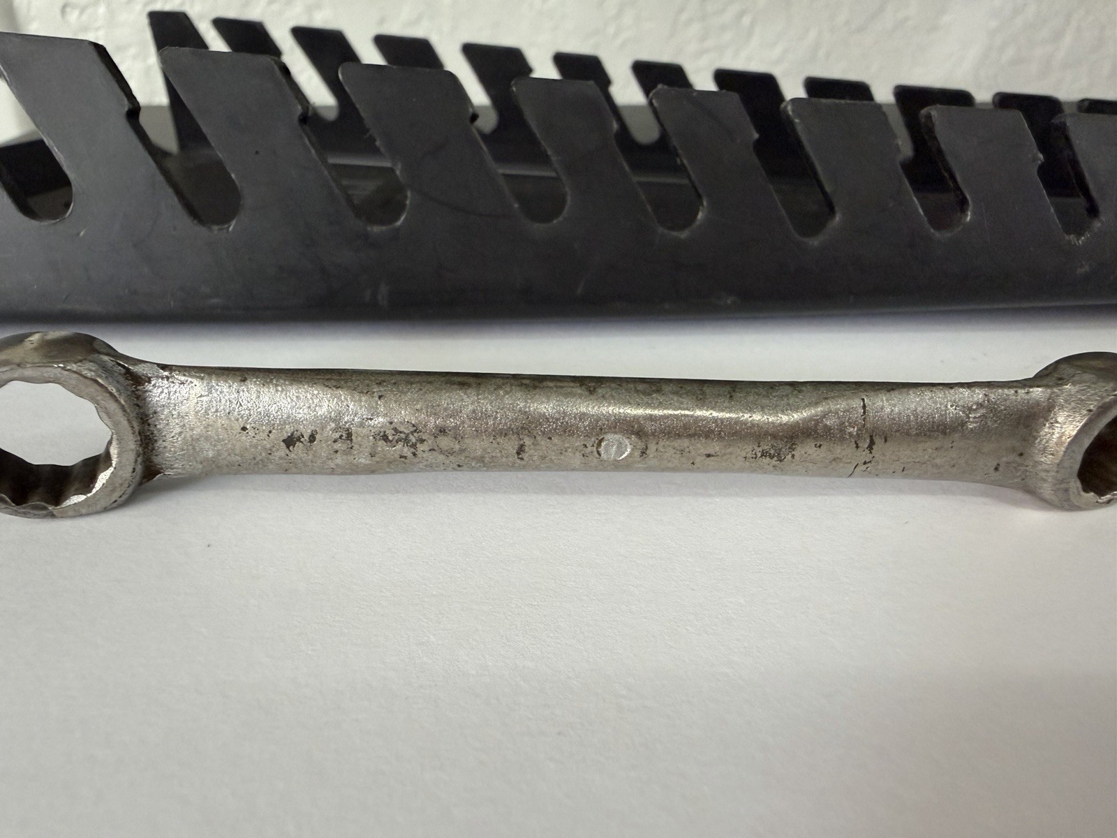 Blue-Point XD-1214 3/8” x 7/16” double offset 12 point box end wrench, 4.5″ long