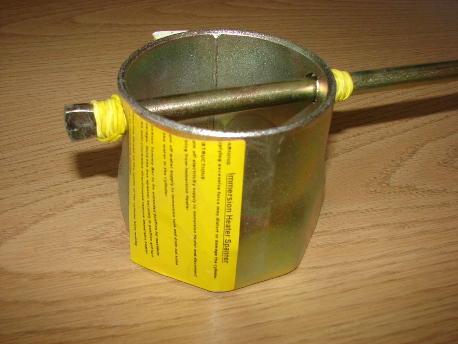 MONUMENT Immersion Heater Spanner with Bar 3 3/8 in / 86mm AF Free P&P
