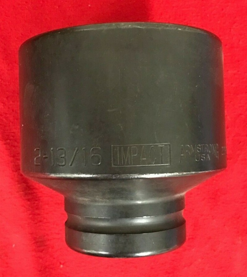 2-13/16″ Impact Socket 1″ Drive 6-Point SAE Standard Armstrong 22-090