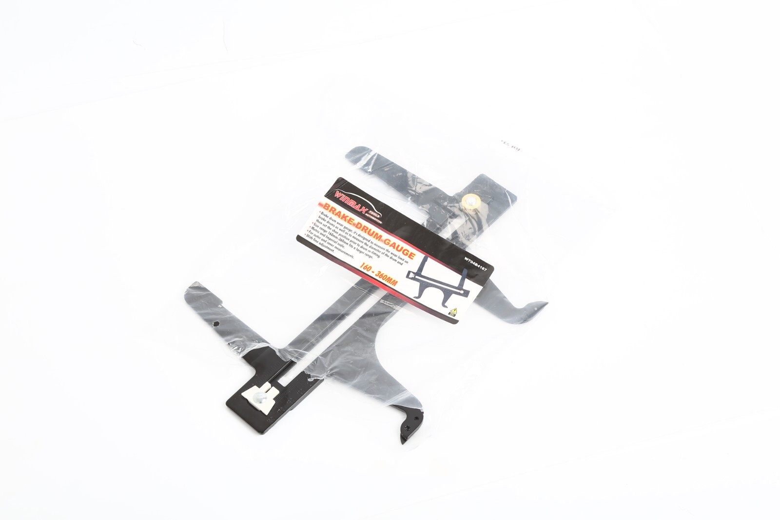 Brake Resetting Gauge With Knurled Knob for Accurate Measurement