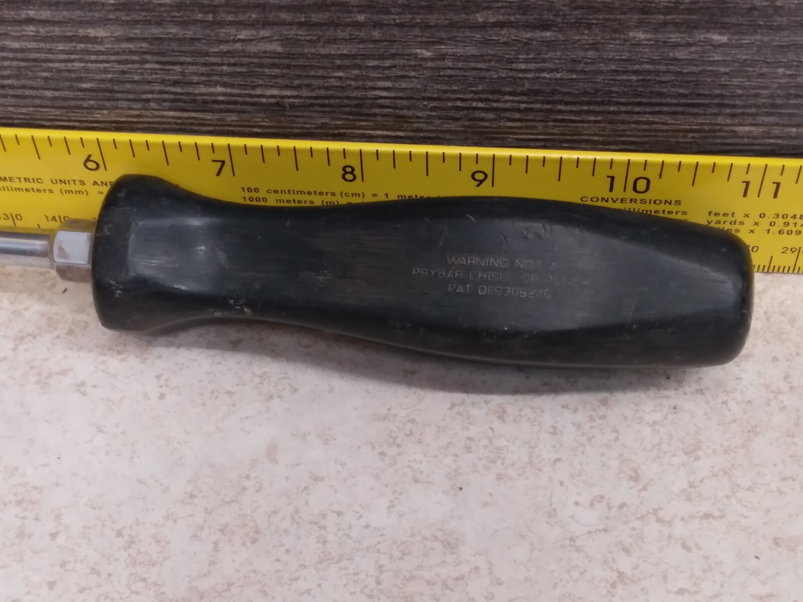 GENUINE Snap On Tools USA- SDDP63 Standard Slotted Black Handle Screwdriver 11″