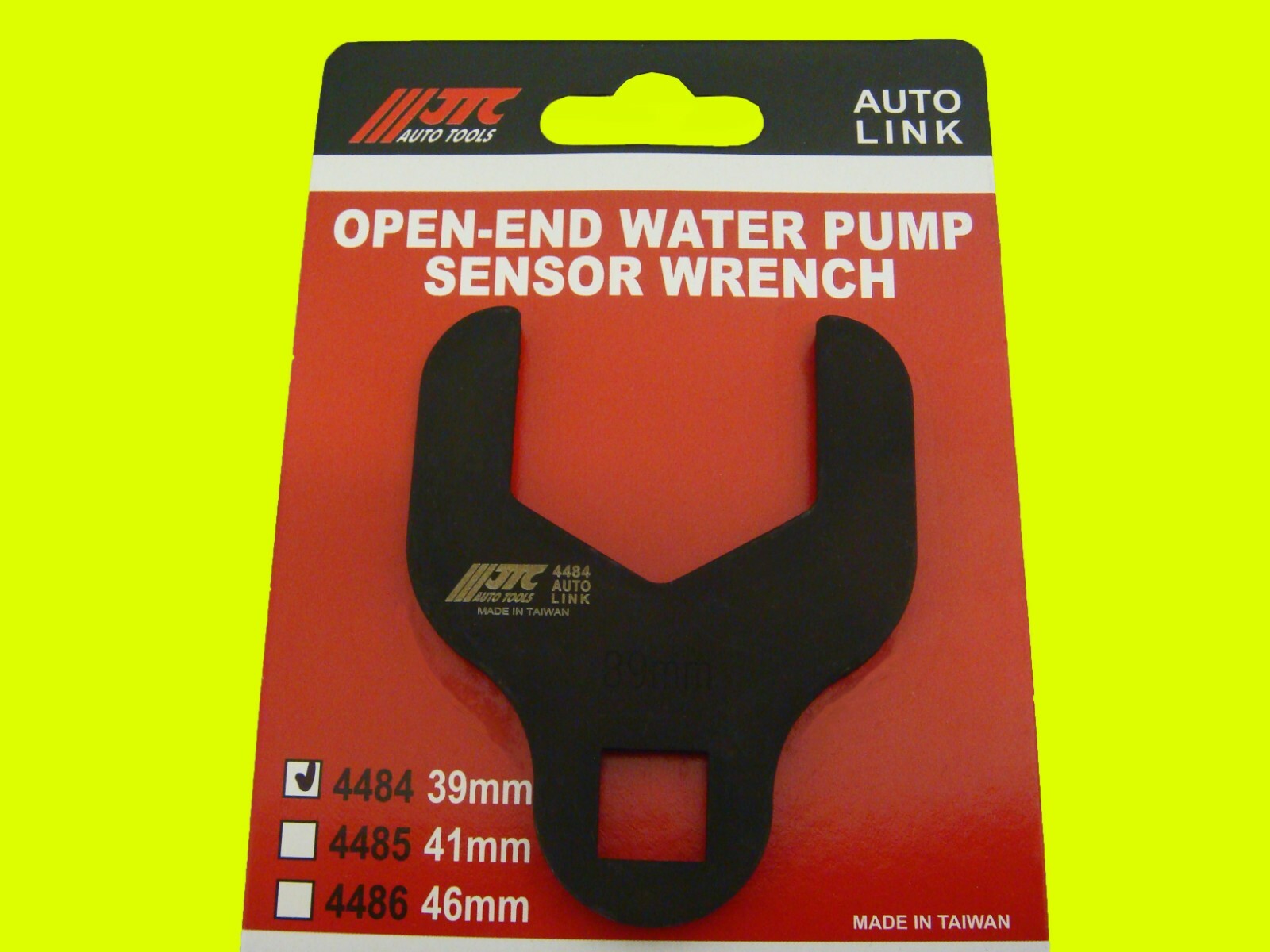 JTC OPEN-END WATER PUMP SENSOR WRENCH 39MM, JTC # 4484