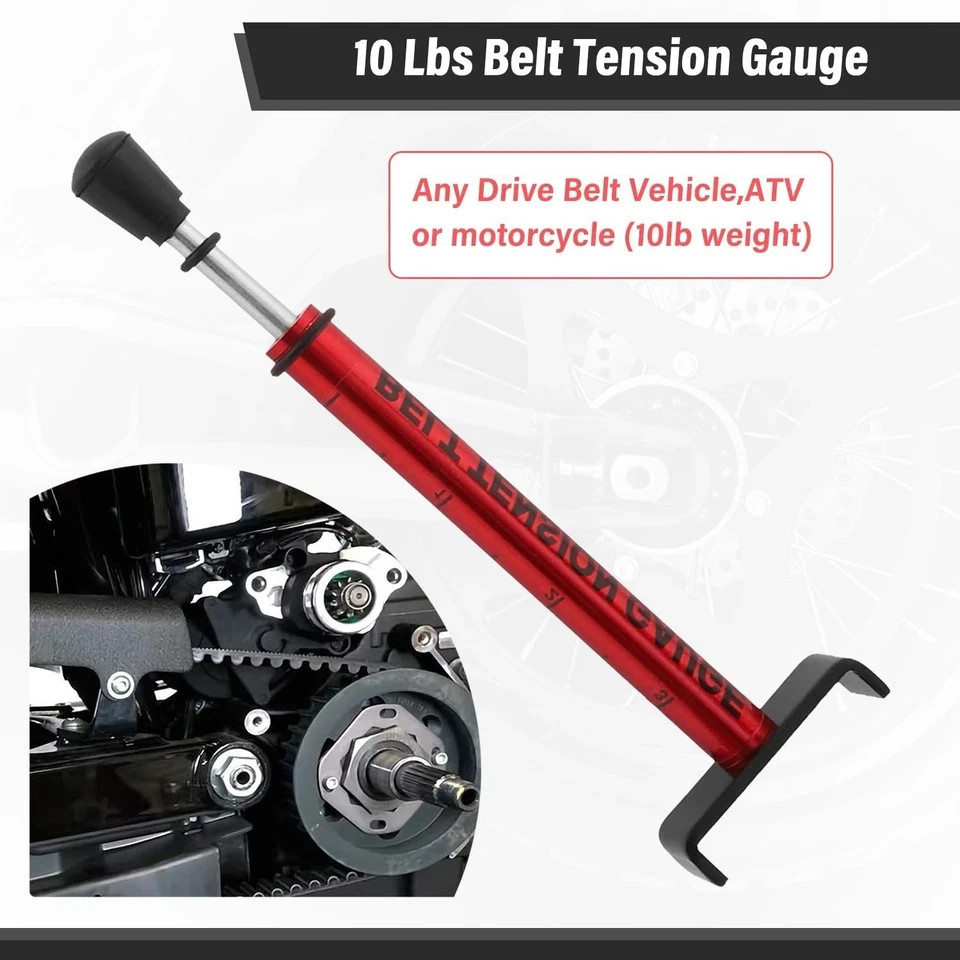 Belt Tension Gauge Adjustable 10 Lbs Drive Belt Tensioner Tool