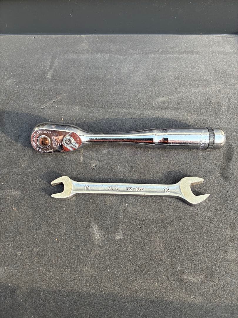 Nepros 3/8 Ratchet Handle & KTC KTC10-12 Wrench