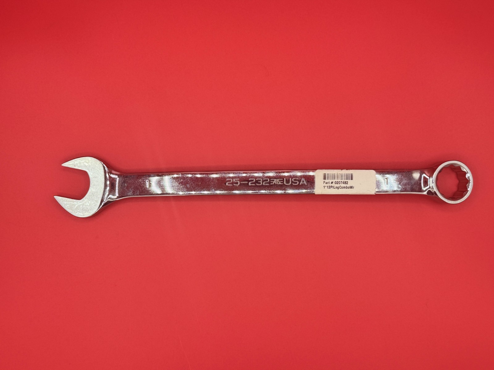 Armstrong, 1-IN Combonation Wrench, SAE, 12-Point, USA Made. N.O.S