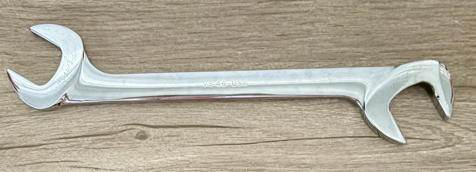 Snap-on Tools USA 1 7/16″ SAE 4 Way Open-End Angle Head Chrome Wrench VS46 #1