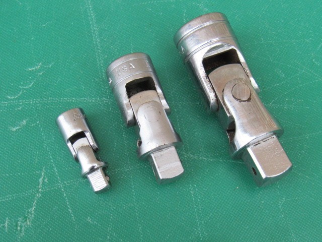 SNAP ON 103UFTS 1/4″ 3/8″ 1/2″ 3 PIECE UNIVERSAL SWIVEL JOINT SET TMU8 FU8A S8