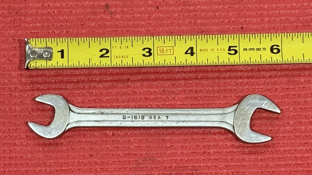 Blue Point Supreme 1/2″x 9/16″ Open End Wrench S-1618 Made in USA by Snap-On