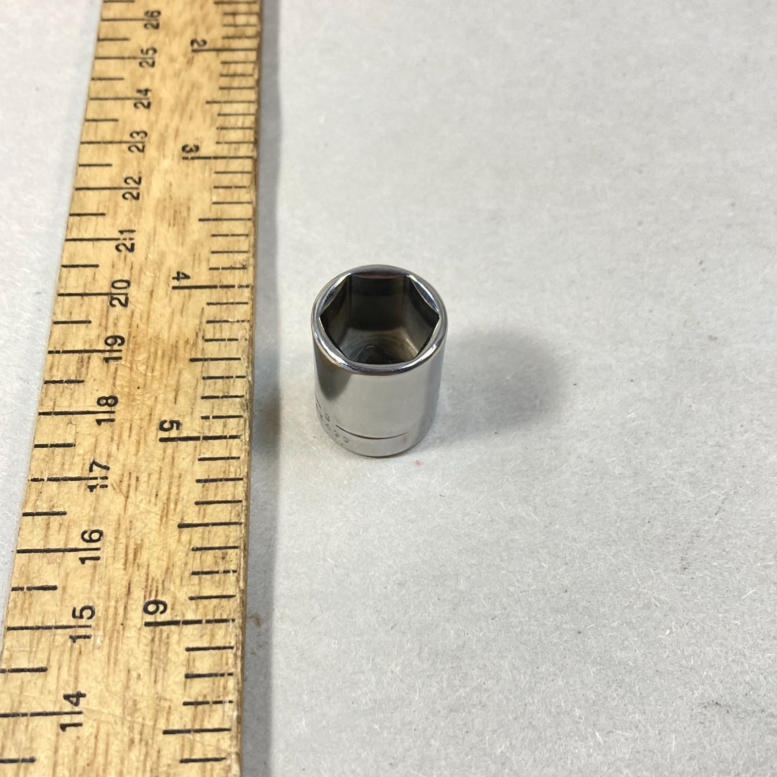 Craftsman 1/2″ Socket 1/4″ Drive 6 Point -G- #43499 USA