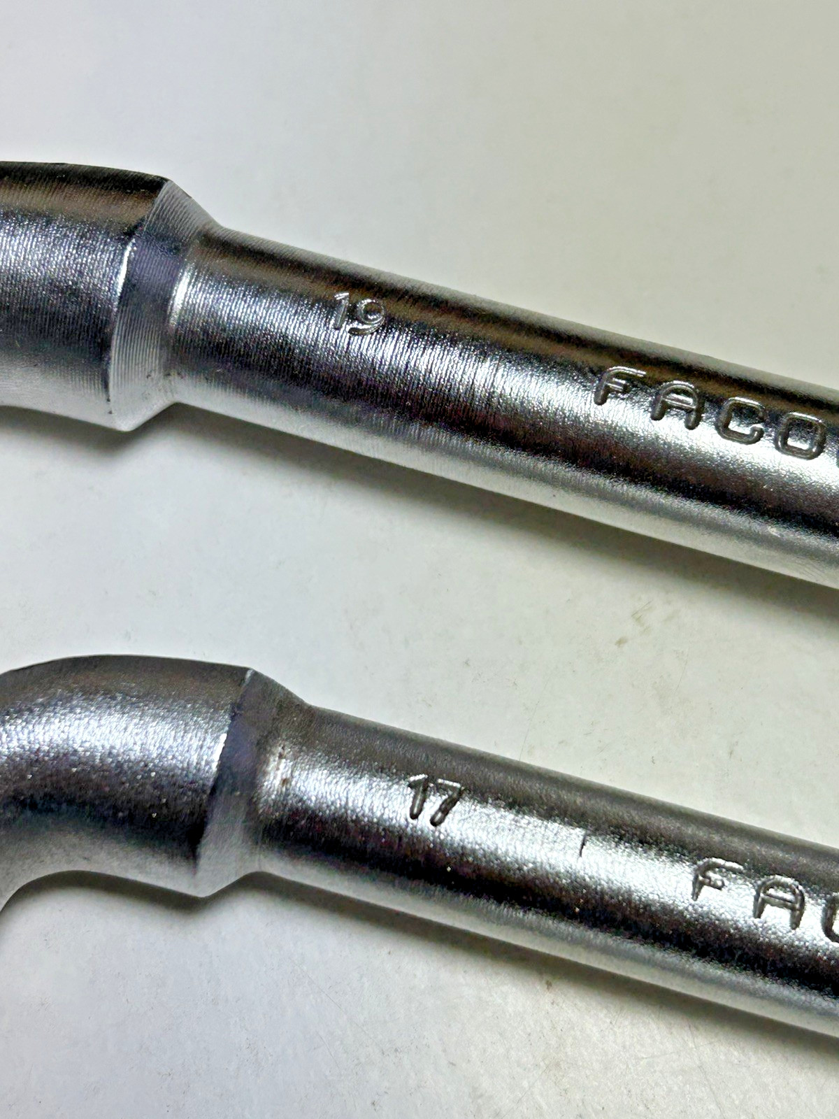 4x Facom No.76 / No.75 Open Ended Angle Wrench L Shape Made in France 13 – 19mm