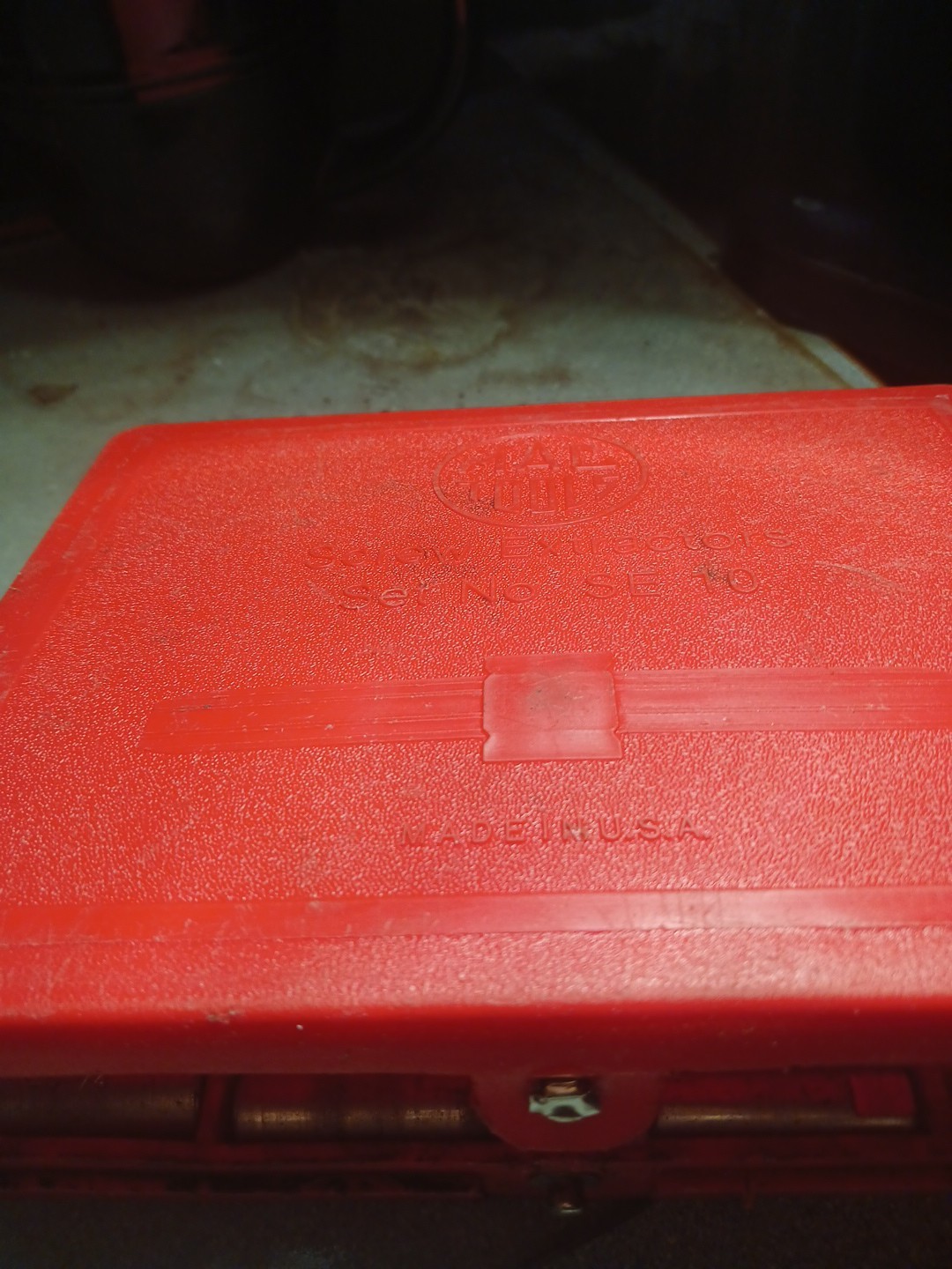 MAC Tools SE10 Screw Extractors Set 22 Pieces Red Hard Case Incomplete USA
